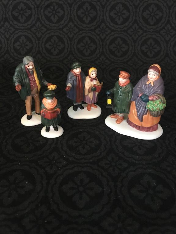 Carolers on the Doorstep: Dept. 56 in box 5570-0. This lot ships from Jacksonville, Florida.