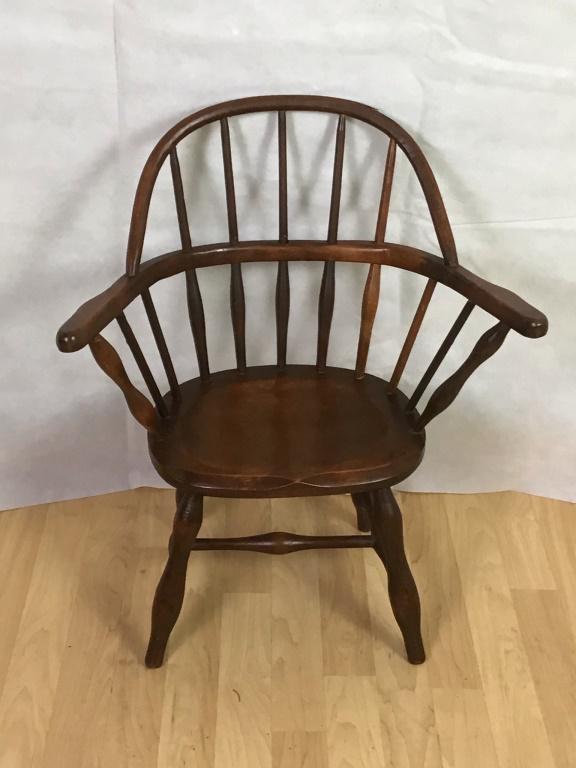 Child's Sack Back Windsor Arm Chair Late 19th C. (1 of 4)
