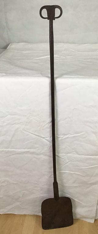 Primitive Hand Forged Wrought Iron Fireplace Peel (1 of 2)