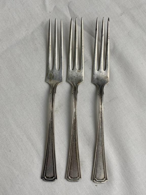Sterling Appetizer Forks (3) (1 of 2)