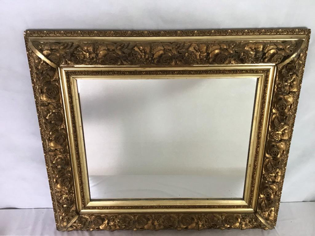 Italian Carved Venetian Gilded Mirror (1 of 3)