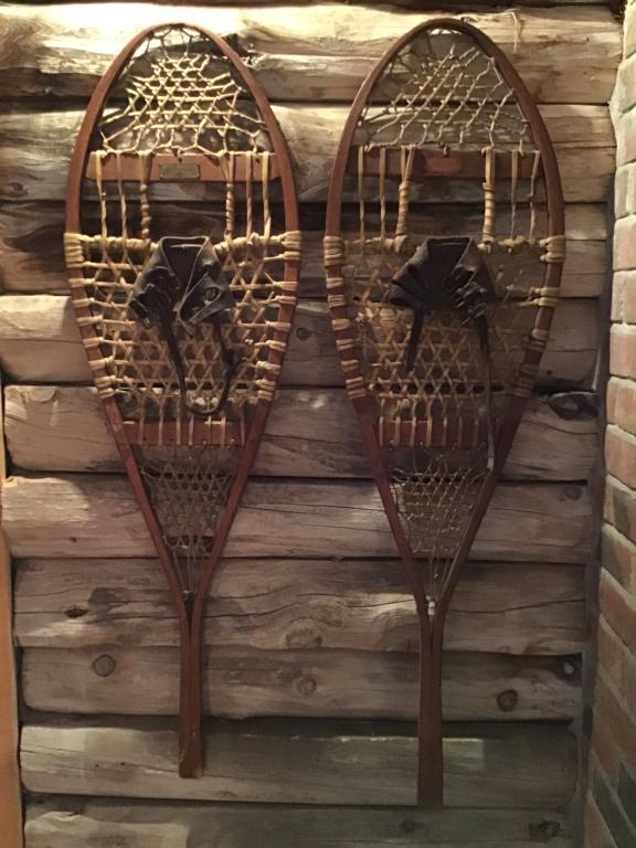 Vintage H.H. Saggahew Wooden Snowshoes (1 of 3)