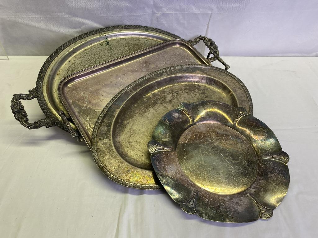 Silverplate Platters & Trays (1 of 1)