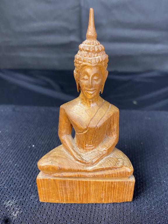Wooden Carved Thai Buddha (1 of 4)