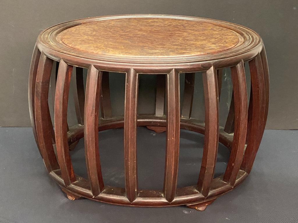 Oriental Rosewood Stained Coffee Table (1 of 2)