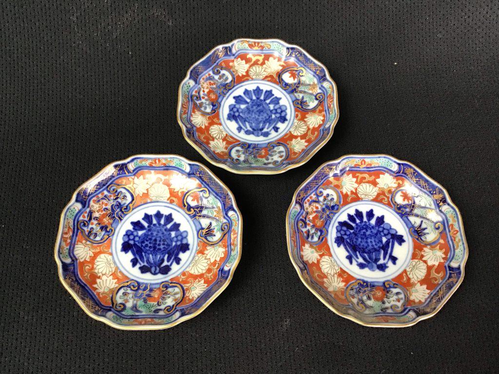Imari Style Round Condiment Dishes (3) (1 of 2)