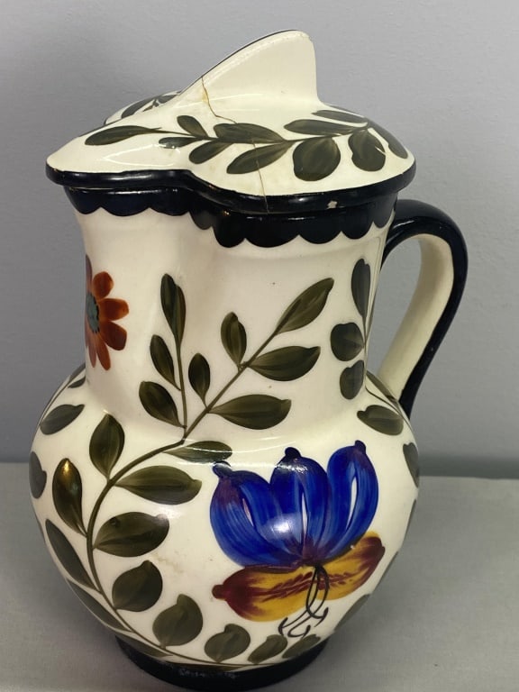 Erphila Art Pottery Czechoslovakia Pitcher (1 of 5)