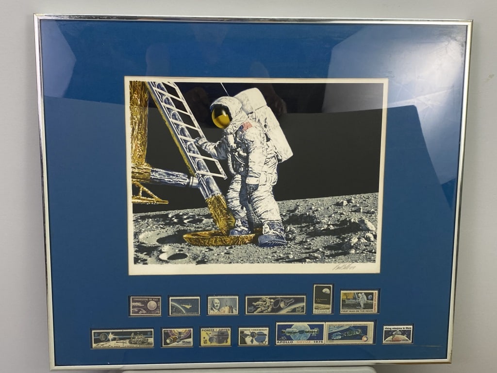 First Man on the Moon & Space Stamps (1 of 7)