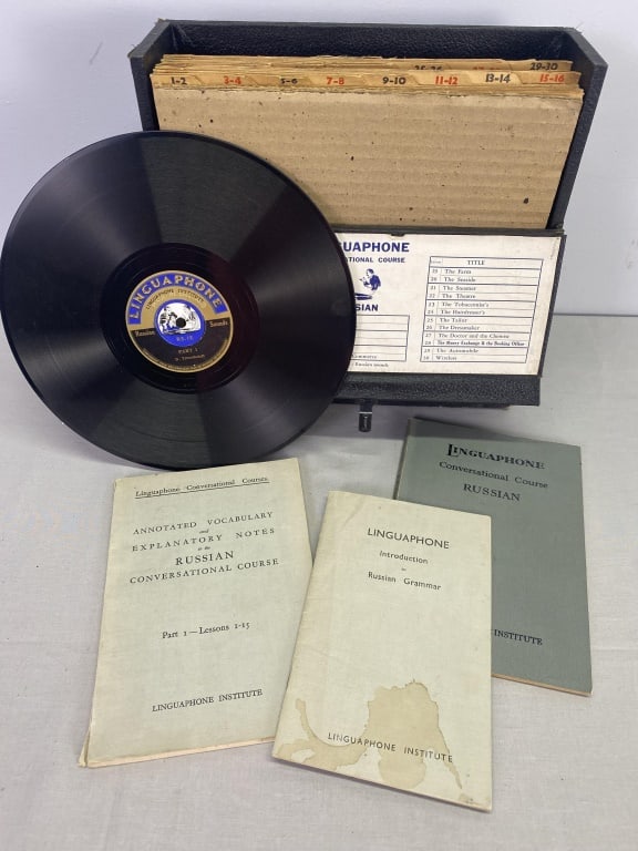 Linguaphone Russian Language Record & Books (1 of 6)