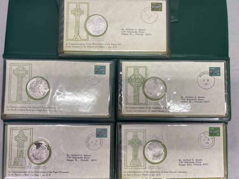 5 Sterling Proof St. Patrick's Day 1st Cover (1 of 7)