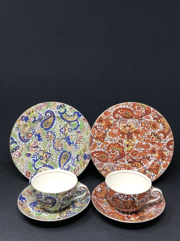 Alfred Meakin Dessert Plates, Cups & Saucers