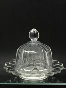 Vintage Heisey Round Butter/Cheese Dish