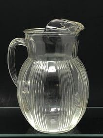 Depress Glass Pitcher