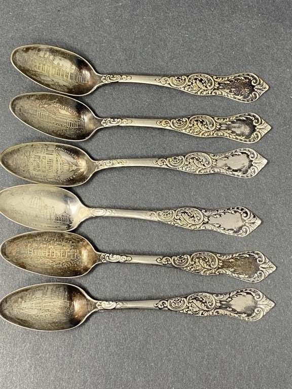 1893 World's Fair Silverplate Souvenir Spoons (1 of 7)