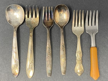 Vintage Baby Spoons and Forks
