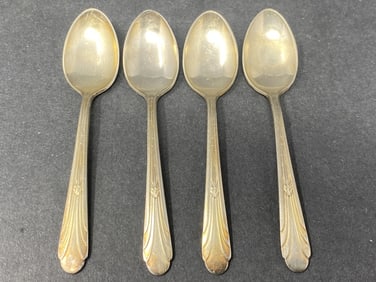 Demitasse Spoons (4) Silverplate