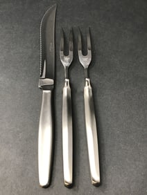 Carving Knife & 2 Forks, by Salem, Japan