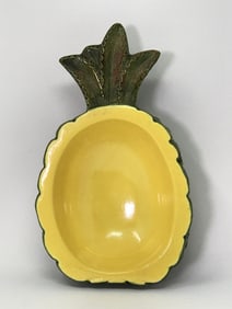Folk Art Ceramic Pineapple Bowl