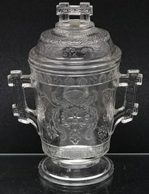 Lidded Victorian EAPG c. 1880 by McKee