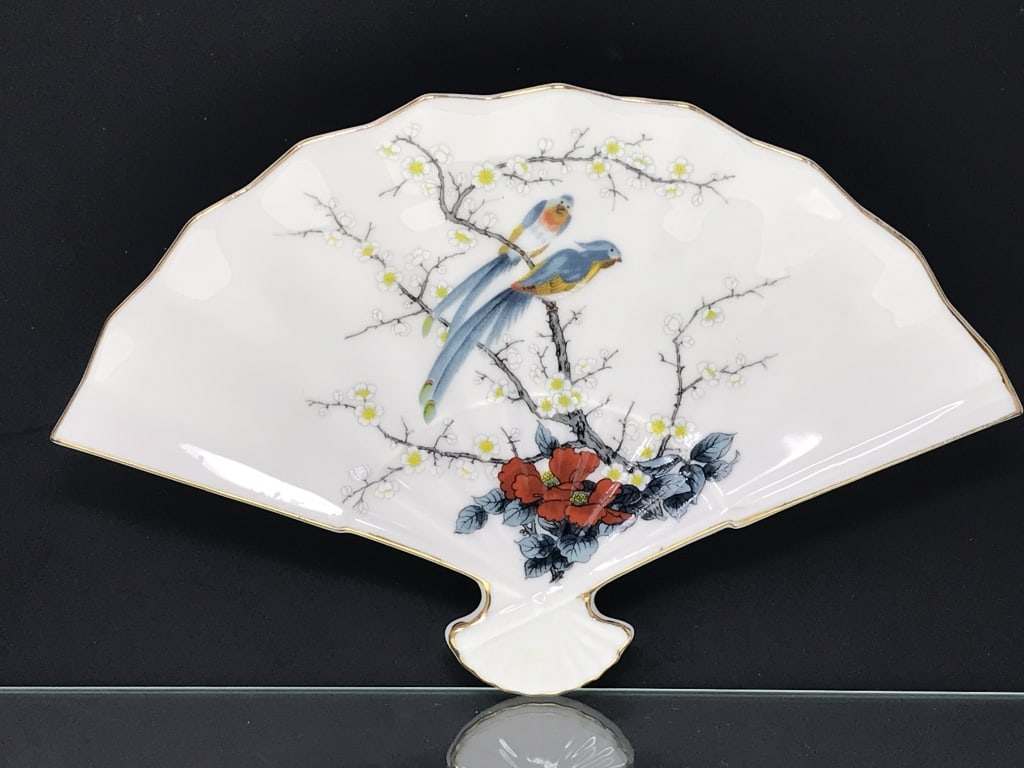 Hand Painted Decorative Dish, Japan (1 of 3)