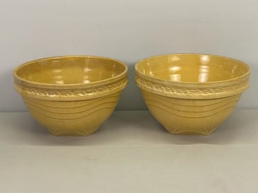 Yellow Ware Nesting Bowls