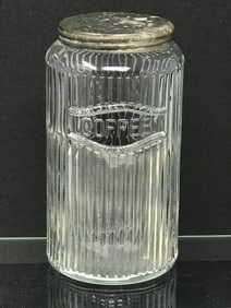 Hoosier Glass Coffee Canister