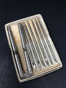 Nut Cracker & 6 Picks in Original Box
