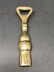 Vintage Brass Coke Bottle Opener