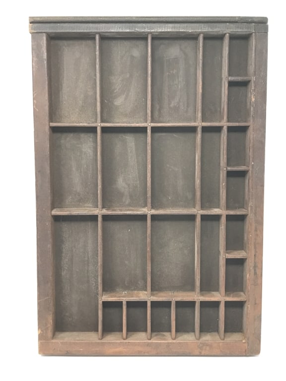 Printer's Drawer, Wood Type Tray (1 of 2)
