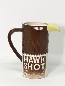 1970 Smirnoff Vodka Hawk Shot Mug