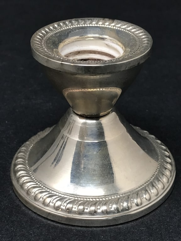 Duchin Creations Sterling Candlestick Holder (1 of 2)