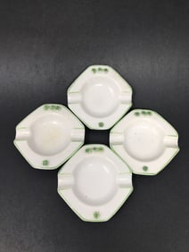 1950's Japan Personal Ash Trays, Set of 4