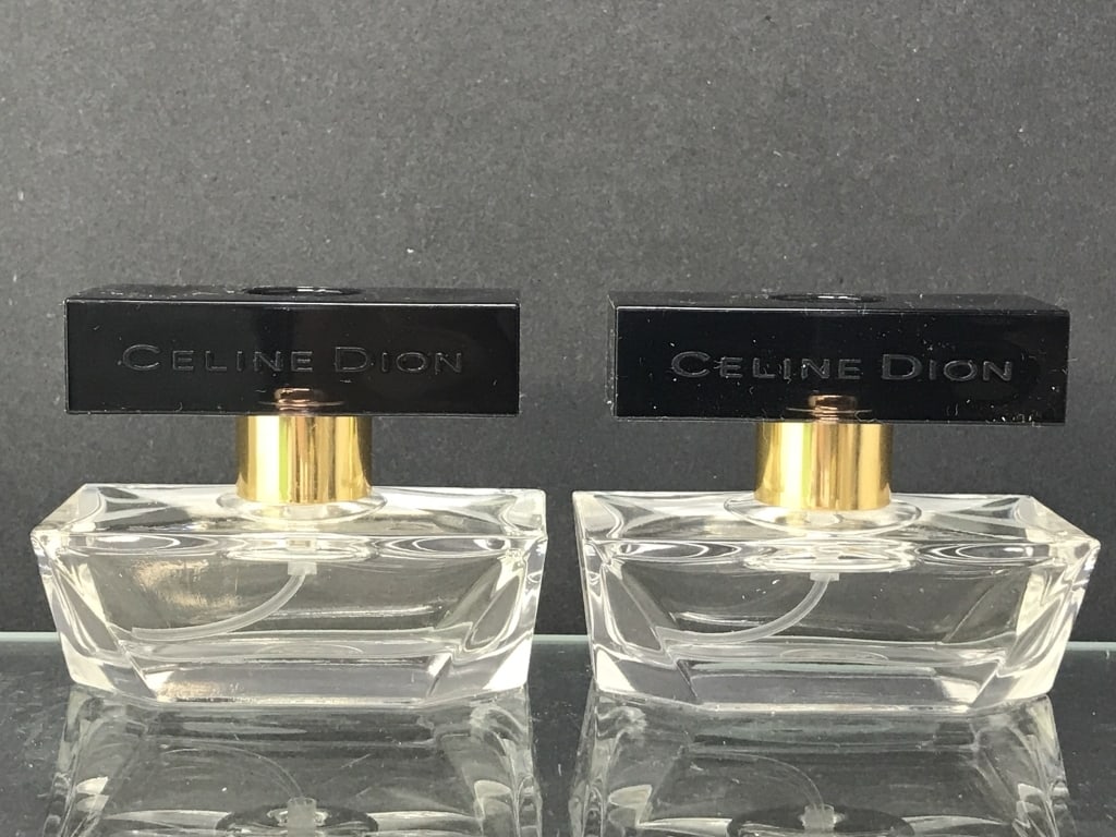 Celine Dion by Coty, Paris 0.5 oz. (2 Bottles): Celine Dion by Coty Paris, made in USA Eau de Toilette 0.5 oz. 1.75"h x 2.5"w x 1.5"d. 5oz. total weight.