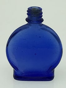 Small Cobalt Blue Vintage Perfume Bottle
