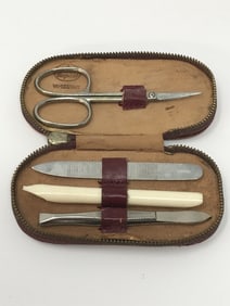 Vintage Manicure Set, A Bee Import, W. Germany