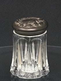 Art Nouveau Lidded Vanity Jar