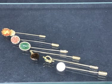 6 Assorted Lapel Pins