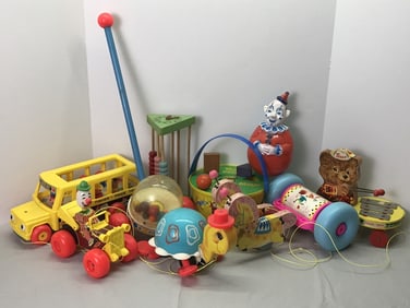 9 Vintage Toys 1960's Era
