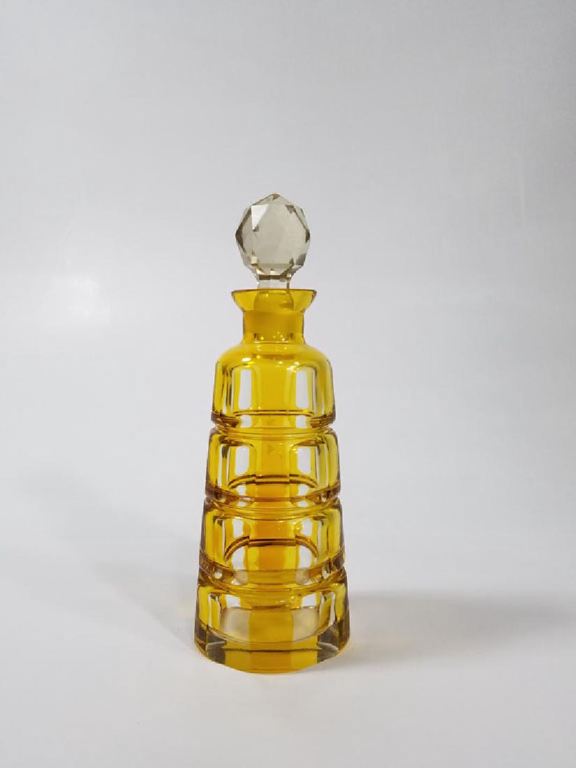Bohemian Antique Glass Perfume Bottle (1 of 3)