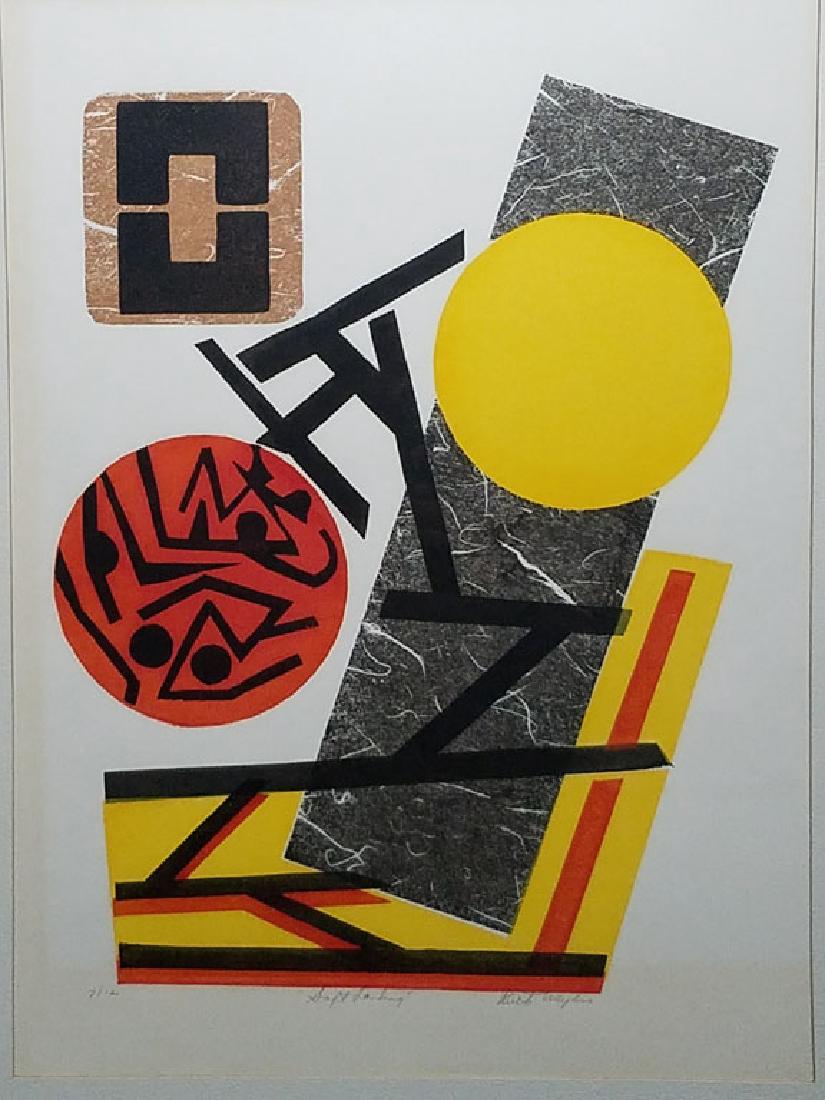Ruth Meyers Abstract Lithograph (1 of 3)