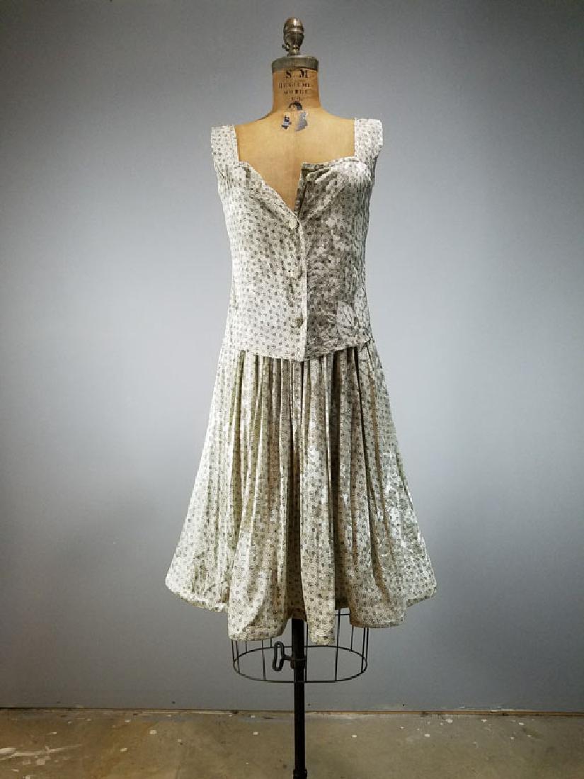 Giorgio Armani Gray Floral Ensemble (1 of 5)