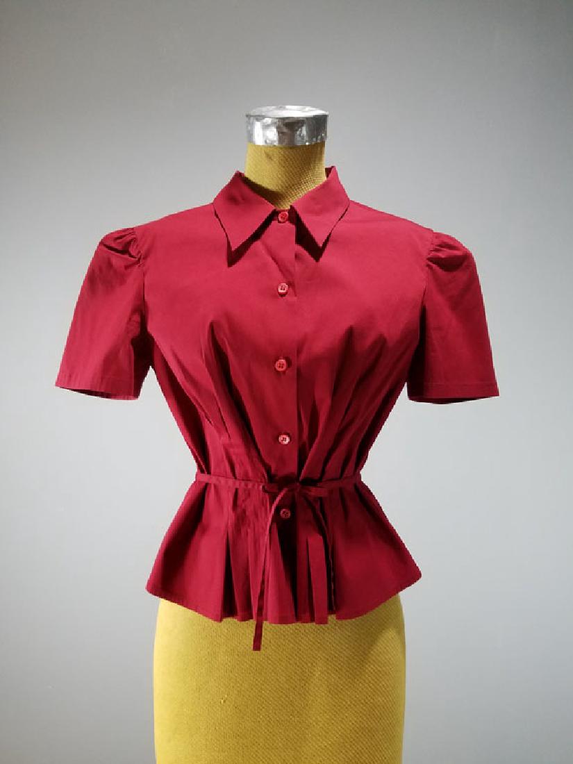 Prada Designer Red Shirt (1 of 5)