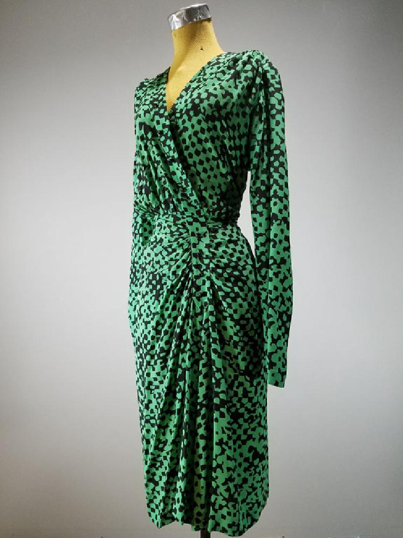 Nina Ricci Paris Designer Green Dress (1 of 5)