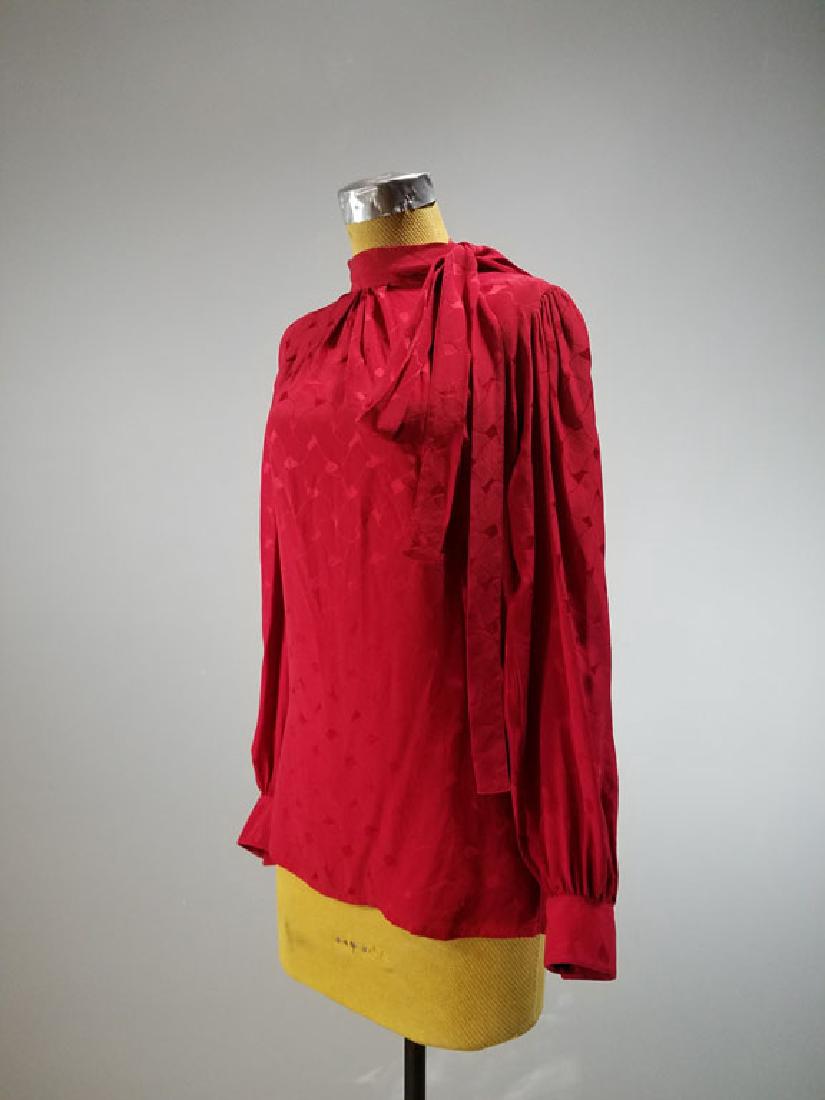 Saint Laurent Paris Designer Silk Blouse (1 of 5)