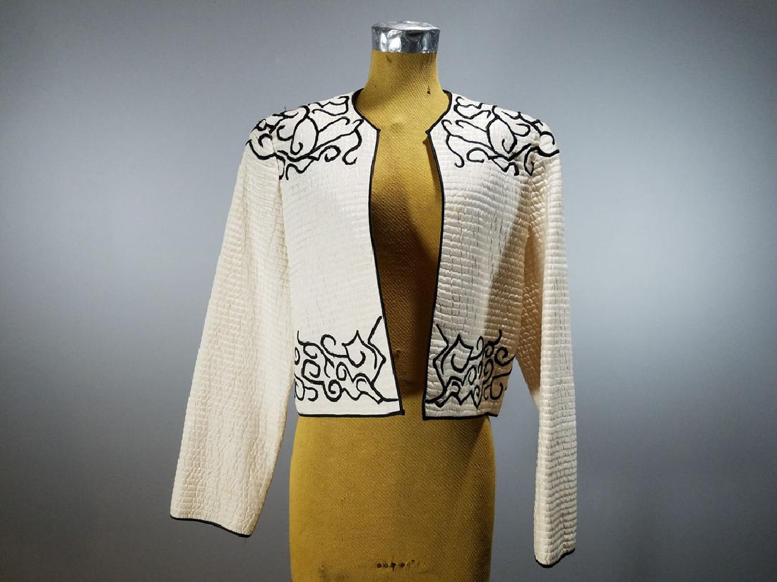 McFadden Designer Silk Satin Jacket (1 of 4)