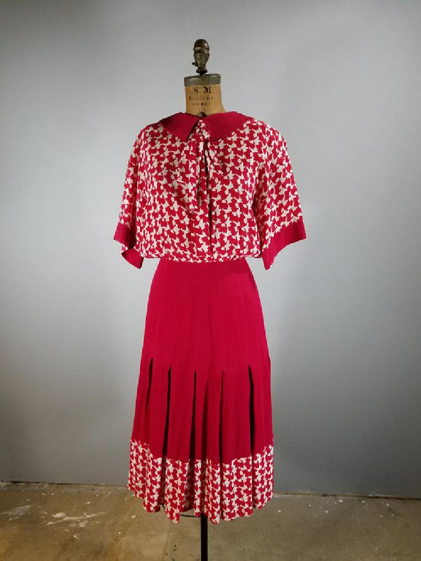 Vintage Chloe Designer Silk Chiffon Dress (1 of 5)