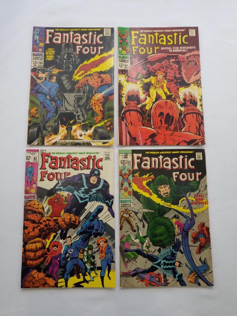MARVEL Fantastic Four Grouping #'s 80, 81, 82, 83 (1 of 4)