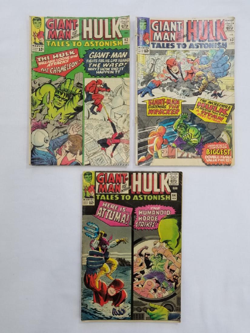 MARVEL Tales To Astonish GIANT-MAN & HULK LOT of 3 (1 of 6)