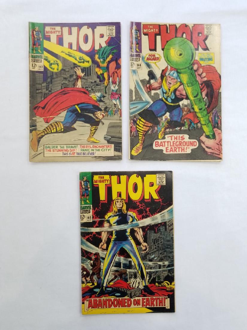 MARVEL The Mighty THOR #143 #144 #145 Comics (1 of 2)