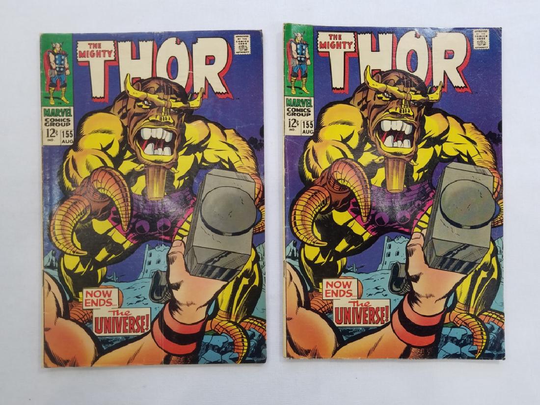 MARVEL The Mighty THOR #155 x2 Comic Books (1 of 2)